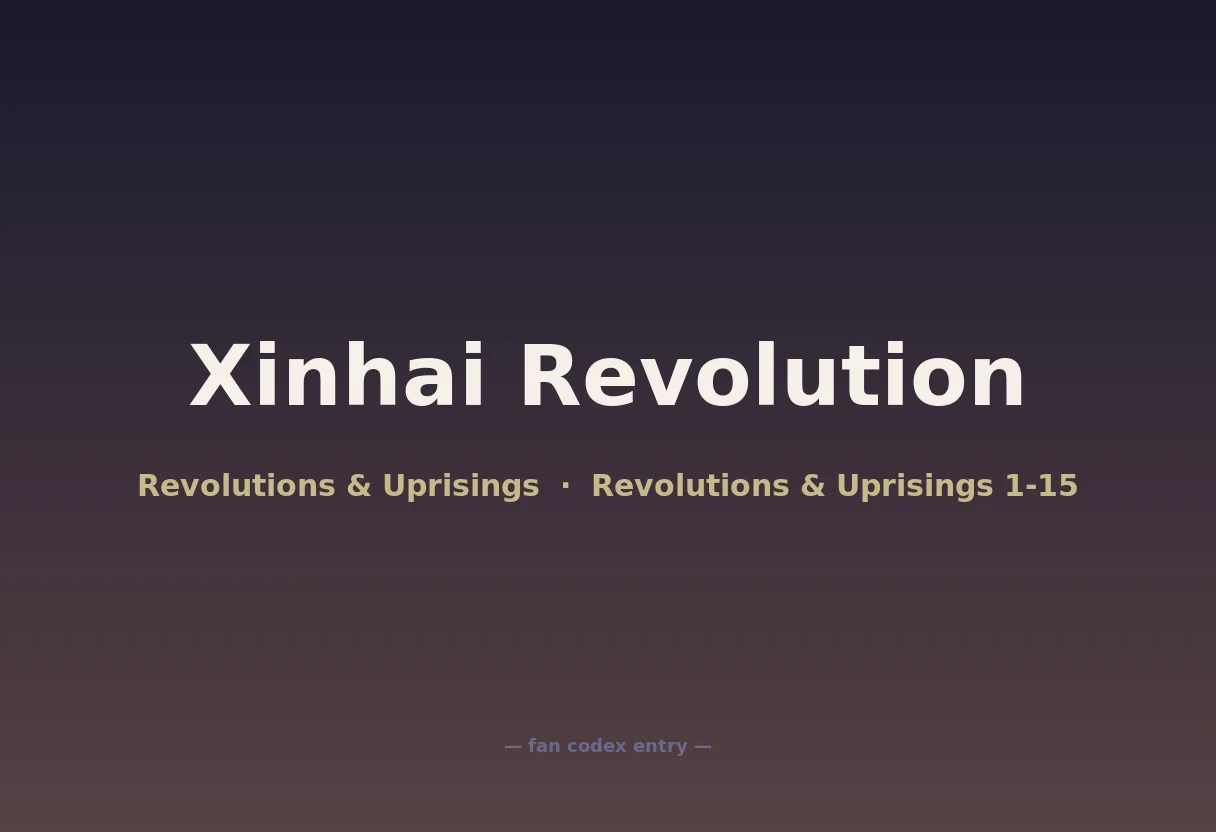 Xinhai Revolution